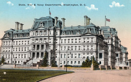STATE - WAR & NAVY DEPARTMENTS - WASHINGTON - D.C. - CARTOLINA FP NUOVA - Washington DC