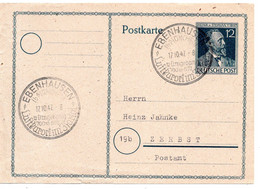 63604 - Alliierte Besetzung - 1947 - 12Pfg Stephan GAKte EBENHAUSEN -  ... -> Zerbst - Other & Unclassified