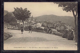 CPA 83 - BARGEMON - VUE COTE OUEST, ROUTE DE CASTELLANE ET DE THORENC - Bargemon