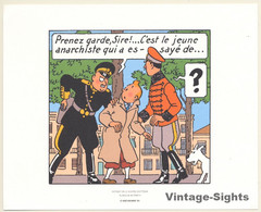 Tintin: Le Sceptre D'Ottokar *1 (Lithography Hergé Moulinsart 2011) - Screen Printing & Direct Lithography