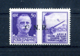 1944 Repubblica Sociale Italiana RSI Propaganda Di Guerra N.22 MNH ** Timbrino - War Propaganda