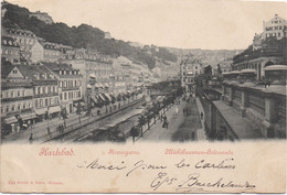 Karlsbad - Karlovy Vary - Tschechien - Böhmen - Schlesien - Kreuzgasse - Mühlbrunnen-Colonnade - Schlesien