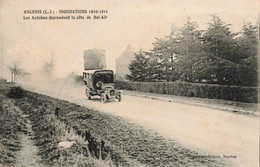 44 - ANCENIS - S08219 - Inondations 1910 1911 - Les Autobus Descendant La Côte De Bel Air - En L'état Décollée - L1 - Ancenis