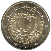 LE20015.2 - LETTONIE - 2 Euros Commémo. 30 Ans Du Drapeau Européen - 2015 - Letland