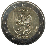 LE20016.2 - LETTONIE - 2 Euros Commémo. Régions - Livonie - Vidzeme - 2016 - Letland