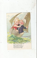 MAUZAN BERCE PAR LA HOULE 31/1 (COUPLE D'ENFANTS DANS UN  BATEAU) - Mauzan, L.A.