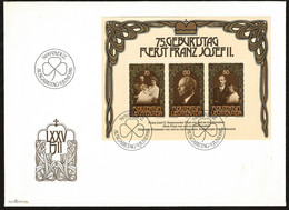 ENVELOPPE / LIECHSTENSTEIN / 1981 / 75 GEBURTSTAG FLERST Franz Josef 2 / VADUZ - Cartas & Documentos