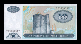 Azerbaiyán Azerbaijan 10 Manat ND (1993) Pick 16 Sc Unc - Arzerbaiyán