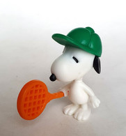 FIGURINE KINDER PEANUTS 1993 SNOOPY TENNISMEN RAQUETTE DE TENNIS 6 - Other & Unclassified