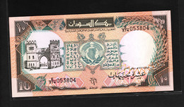 Soudan, 10 Sudanese Pounds, 1991-1992 Issue - Sudan