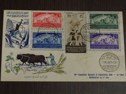 Egypt 1949 Agriculture Industrial Exhibition FDC VF - Briefe U. Dokumente