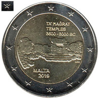 MA20019.2 - MALTE - 2 Euros Commémo. Temples De Ta Hagrat - 2019 F - Malta