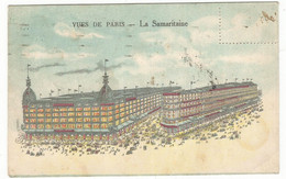 CPA, D.75, Paris , Vue De Paris , La Samaritaine  Animée, Ed. 1924 - Unclassified