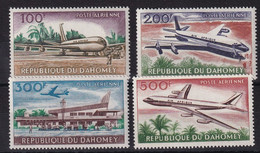 Dahomey Poste Aérienne N°24/27 - Neuf ** Sans Charnière - TB - Benin - Dahomey (1960-...)