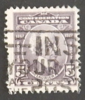 CANADA YT 124 OBLITÉRÉ "SIR W.LAURIER" ANNÉE 1927 - Used Stamps