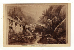 Cpa Route De La Grande Chartreuse En 1838 Les Ponts Et Usines De Fourvoirie - Saint-Laurent-du-Pont