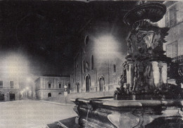 CARTOLINA  FAENZA,EMILIA ROMAGNA,NOTTURNO-PIAZZA DEL POPOLO-STORIA,MEMORIA,CULTURA,BELLA ITALIA,VIAGGIATA 1960 - Faenza