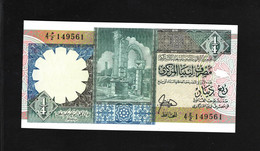 Libye, ¼ Dinar, 1991-1993 Issue - Series 4 - Libyen