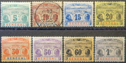 LP3822/11 - 1906 - COLONIES FRANÇAISES - SENEGAL - T. TAXE - SERIE COMPLETE - N°4 à 11 NEUFS*/(*)/☉ - Cote (2017) : 120€ - Postage Due