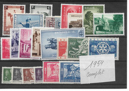 PM71/ Belgique - België Année - Jaar 1954 938 > 960 ** MNH  Cote 410 > 20% - Unused Stamps