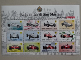 Saint-Marin - Feuillet Neuf Non Oblitéré Avec 16 Timbres De 800 Lires - 50 Anni Ferrari - 1997 - Blocchi & Foglietti