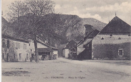 Cpa - 74 - Thorens -- Place De L'eglise -  Edi Pittier N°  1232 - Thorens-Glières