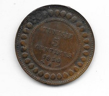 TUNISIE - 5 Centimes - 1916 A - Tunesië