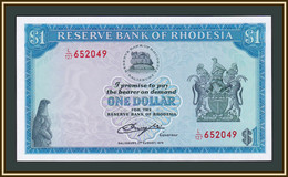Rhodesia 1 Dollar 1979 P-38 (38a) UNC - Rhodesia
