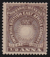 Imperial British East Africa Company    .     SG    .     4      .      *     .   Mint-hinged - British East Africa
