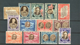SAN MARINO 1947 ROOSEVELT SERIE CPL. ** MNH - Unused Stamps
