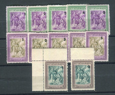 SAN MARINO 1947 BENEFICIENZA SERIE CPL. ** MNH - Ongebruikt