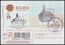 Poland 2006, Mi Bl. 173 A, Perforated Architecture City Of Lubin Congress Of PZF Delegates/cover Letter, P33 - Covers & Documents