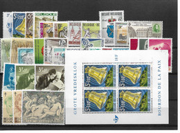PM75/ Belgique - België Année - Jaar 1963 1240 > 1277 ** MNH  Cote 31,50 € > 20% - Unused Stamps