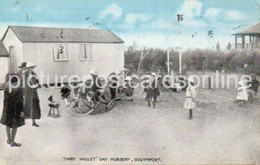 SOUTHPORT MARY WILLET DAY NURSERY OLD COLOUR POSTCARD LANCASHIRE - Southport