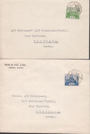 1928. JAPAN. Two Covers To Forshaga, Sweden From Osaka, Japan. Franking 2 Sn Fujisan  A... (Michel 177 + 179) - JF436439 - Brieven En Documenten