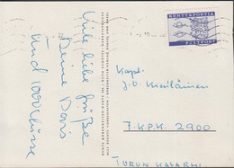 1963. FINLAND. FIELDPOST. Violet Blue. Used During Maneuvers 1963. Only 85.000 Issued. Unusual ... (Michel 8) - JF436446 - Militari