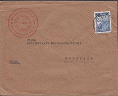 1930. TÜRKIYE Cover To Forshaga, Sweden With 12½ KURUS Ankara Fort Issue TÜRKİYE CUMHURİYETİ ... (Michel 889) - JF436492 - Brieven En Documenten