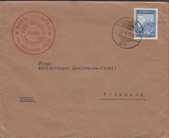 1931. TÜRKIYE Beautiful Cover To Forshaga, Sweden With 12½ KURUS Ankara Fort Issue TÜRKİYE CU... (Michel 889) - JF436494 - Storia Postale