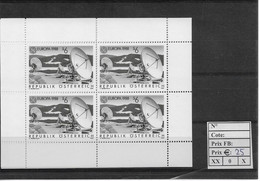 PM76/ Austria MS Europa 1988 Black Print MNH ** - Unused Stamps