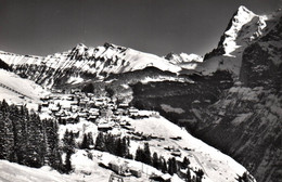 Mürren - Lauberhorn Wetterhorn - Eigar - Vue Sur Le Village - Suisse Switzerland - Mürren