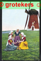 WESTKAPELLE Molen Folklore Meisjes Met Meizoentjes ± 1910 - Westkapelle