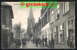 DOMBURG Stationstraat Met Militairen Mobilisatie ± 1916 - Domburg