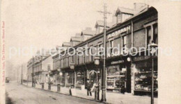 NEWCASTLE ON TYNE HEATON ROAD OLD B/W POSTCARD SHOP FRONTS - Newcastle-upon-Tyne