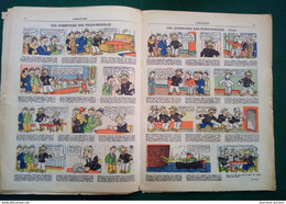 1935 Journal L'ÉPATANT - LES AVENTURES DES PIEDS-NICKELÉS - TOTOCHE ET LE PROFESSEUR TROMPETTE - LE BUSTE A. PERRÉ - Pieds Nickelés, Les