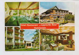 4927 LÜGDE - HUMMERSEN, Hotel - Restaurant "Lippische Rose" - Lüdge