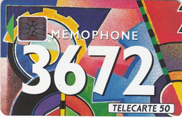 F293A-36.72 Blanc MEMOPHONE GEOMETRIE-50u-SC5-10/92 - 1992
