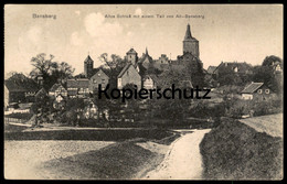 ALTE POSTKARTE BENSBERG ALTES SCHLOSS MIT EINEM TEIL VON ALT-BENSBERG Chateau Castle Bergisch Gladbach Ansichtskarte - Bergisch Gladbach