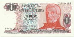 Argentina - 1 Peso Argentino - ( 1983 - 1984 ) - Pick 311 - Unc. - Sign. 2 - Serie A - Argentina