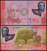 Costa Rica 1000 Colones, (2017), Polymer, UNC - Costa Rica