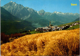 Switzerland Sent Panoramic View 1987 - Sent